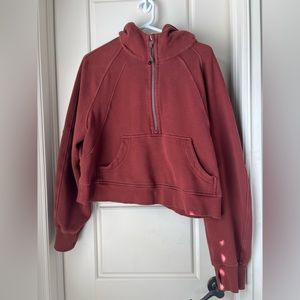Lululemon Scuba oversized half zip hoodie